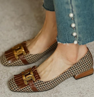 Petra - Loafer mit Karomuster