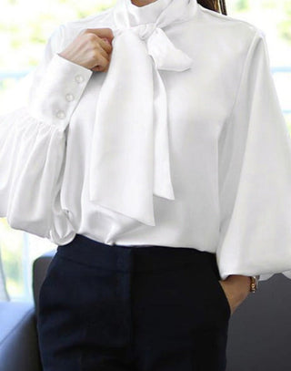 Claudia - Satinbluse