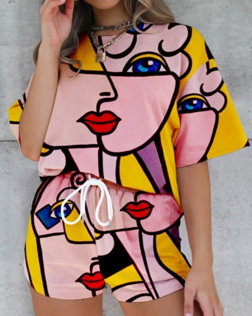 Juna - T-Shirt mit Shorts