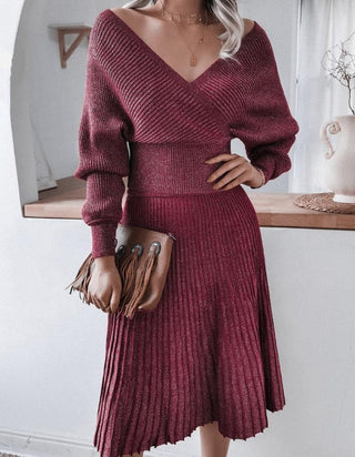 Lena - Schulterfreies Strickset
