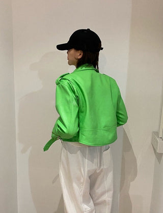 Sarah - Bikerjacke in Lederoptik