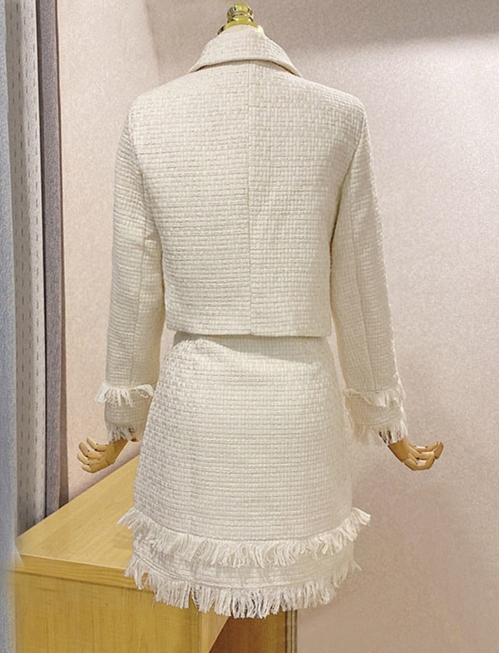 Ursula - Tweed-Jacke mit Minirock