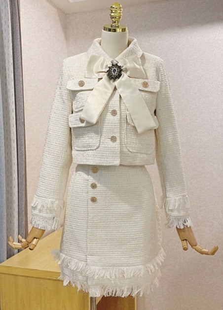 Ursula - Tweed-Jacke mit Minirock