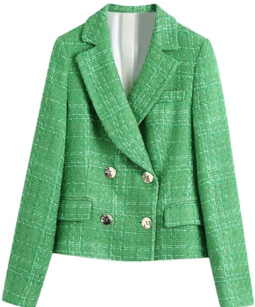 Sandy - Tweed-Blazer mit Shorts