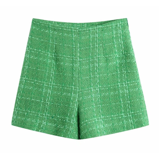 Sandy - Tweed-Blazer mit Shorts