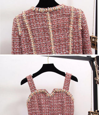 Ute - Tweed-Kleid mit Jacke