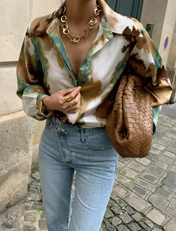 Renate - Retro-Bluse