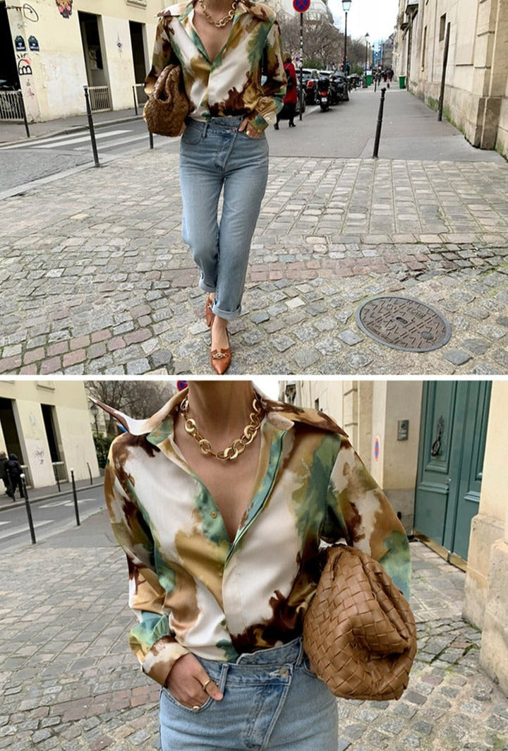 Renate - Retro-Bluse