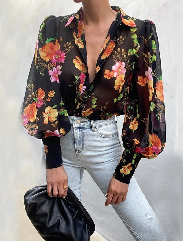 Inga - Puffärmel-Bluse