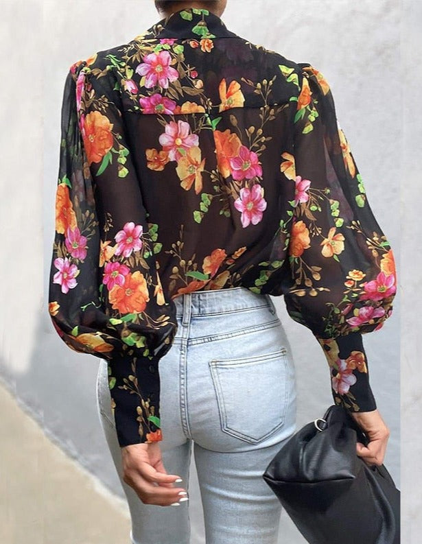 Inga - Puffärmel-Bluse