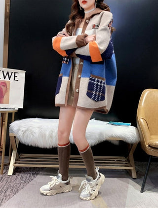 Wilhelmine - Colorblock-Cardigan