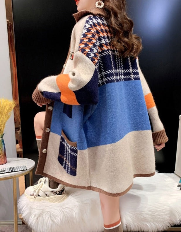 Wilhelmine - Colorblock-Cardigan