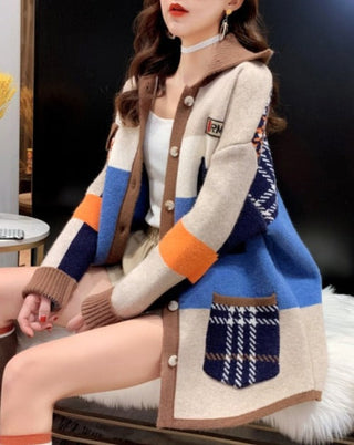 Wilhelmine - Colorblock-Cardigan