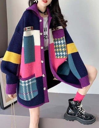 Wilhelmine - Colorblock-Cardigan