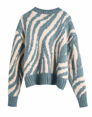Meike - Zebra-Pullover