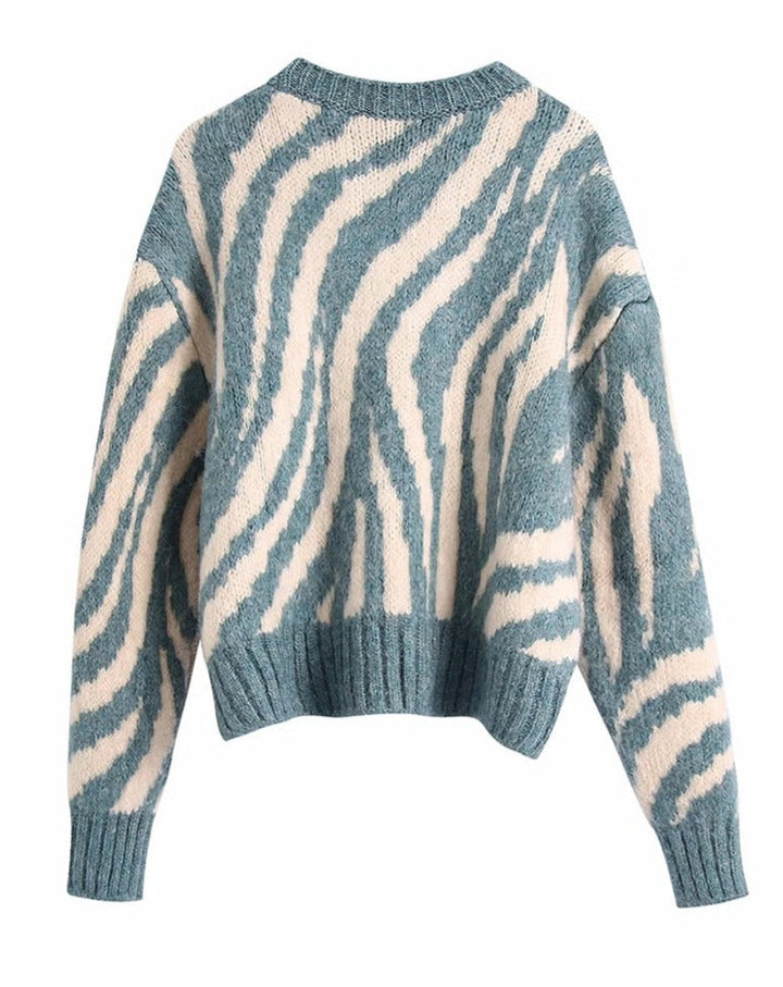 Meike - Zebra-Pullover