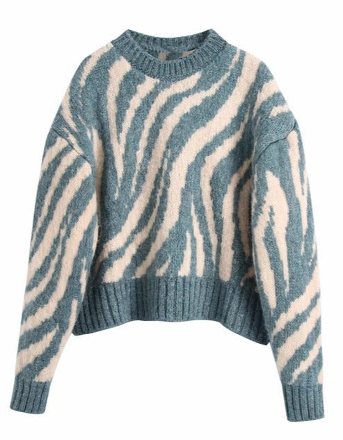 Meike - Zebra-Pullover