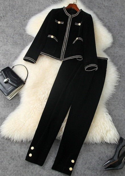 Dörte - Samt-Blazer mit Hose