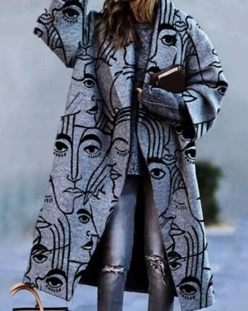 Grete - Leichter Cardigan-Mantel