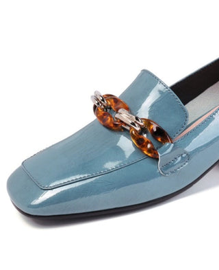 Zoe - Lederschuhe mit Kette