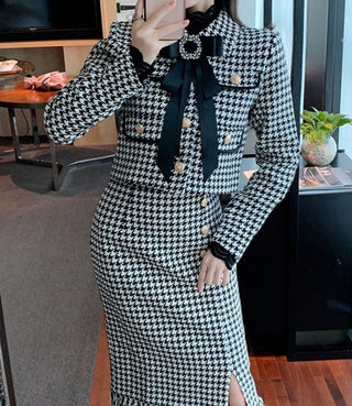 Liesel - Tweed-Blazer mit Rock