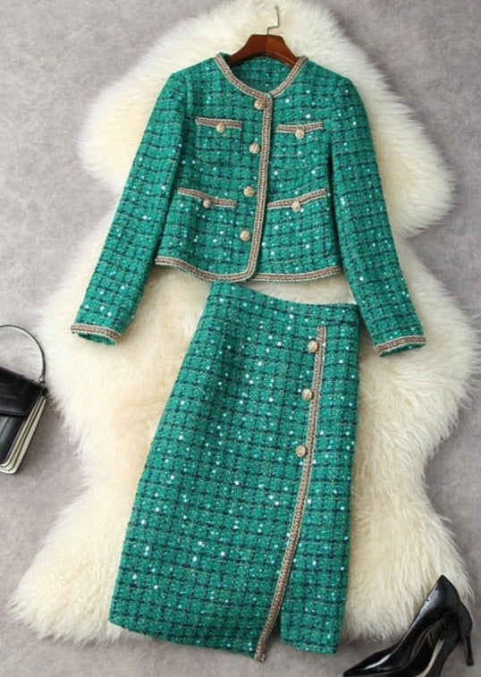 Ruth - Tweed-Blazer mit Rock