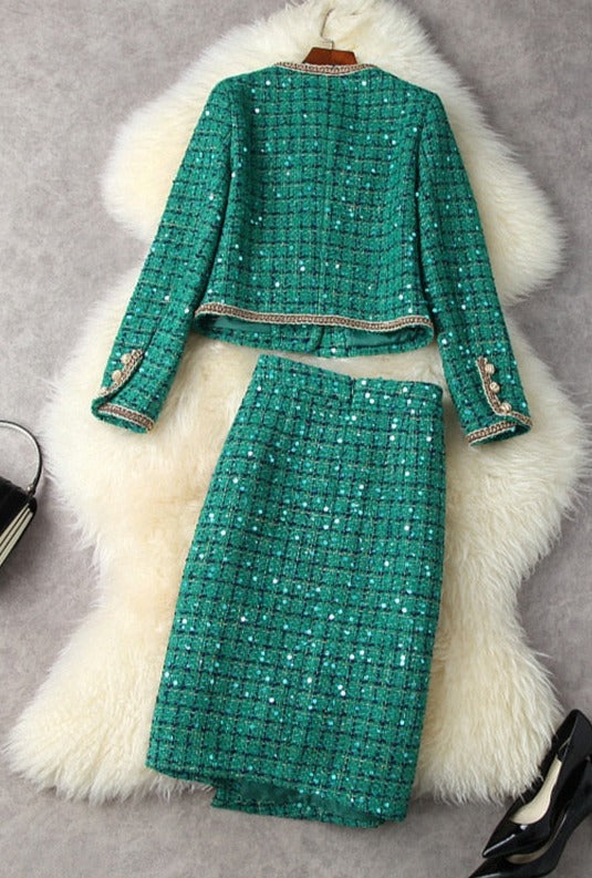 Ruth - Tweed-Blazer mit Rock