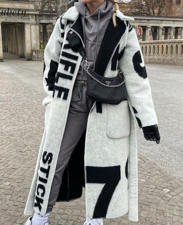 Selma - Oversized Wollmantel