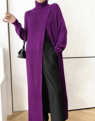 Vera - Langer Strickpullover