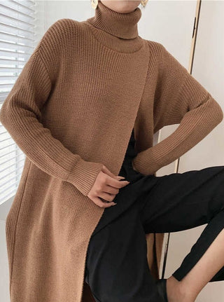 Vera - Langer Strickpullover