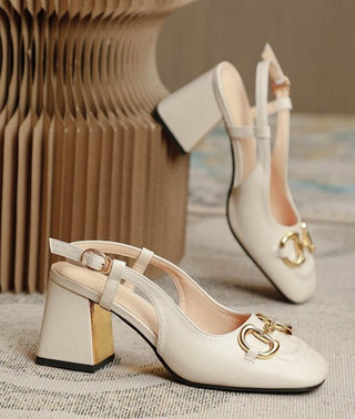 Nina - Vintage-Pumps mit Kette