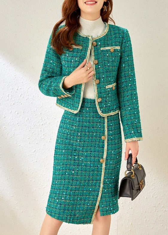 Ruth - Tweed-Blazer mit Rock