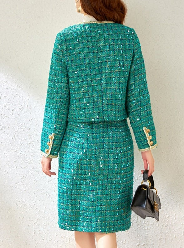 Ruth - Tweed-Blazer mit Rock