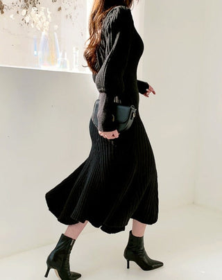 Clara - Strick-Midikleid