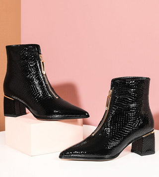 Silke - Lederstiefeletten