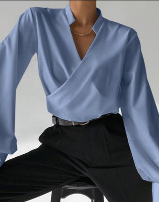 Inge - V-Ausschnitt-Bluse