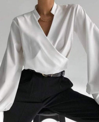 Inge - V-Ausschnitt-Bluse