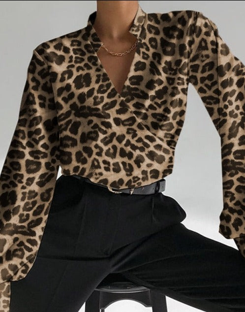 Inge - V-Ausschnitt-Bluse