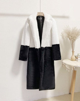 Ella - Oversized Kunstfellmantel