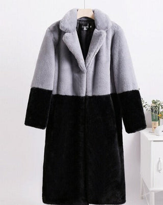 Ella - Oversized Kunstfellmantel