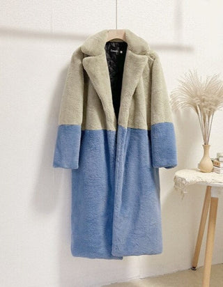 Ella - Oversized Kunstfellmantel