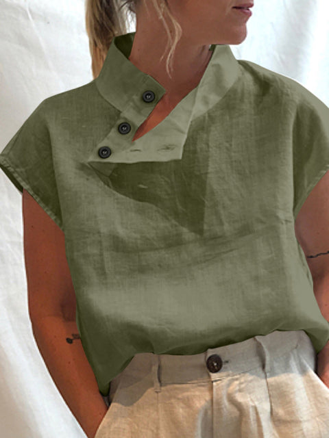 Gertrud - Leinen-Top