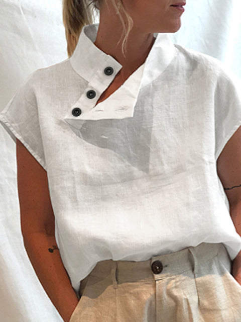 Gertrud - Leinen-Top