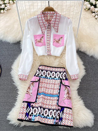 Hilde - Bluse mit Rock