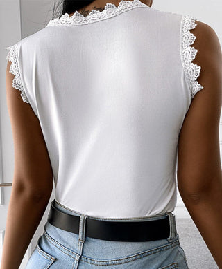 Barbara - Blumen-Spitzen-Top