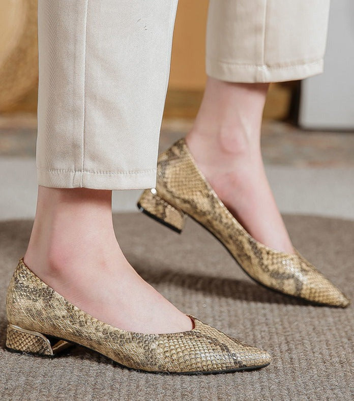 Selma - Pumps mit Animal Print