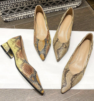 Selma - Pumps mit Animal Print