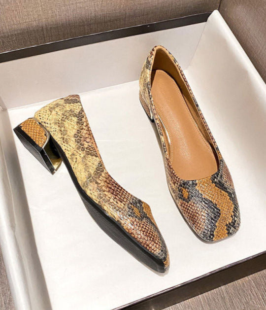 Selma - Pumps mit Animal Print