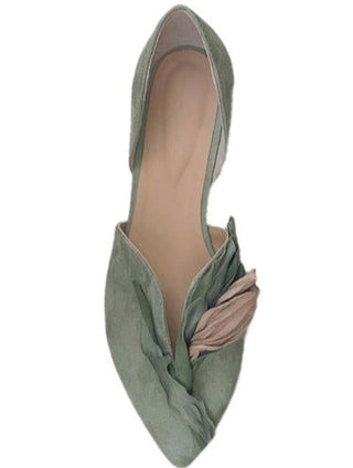 Vera - Flache Schuhe mit Blumen