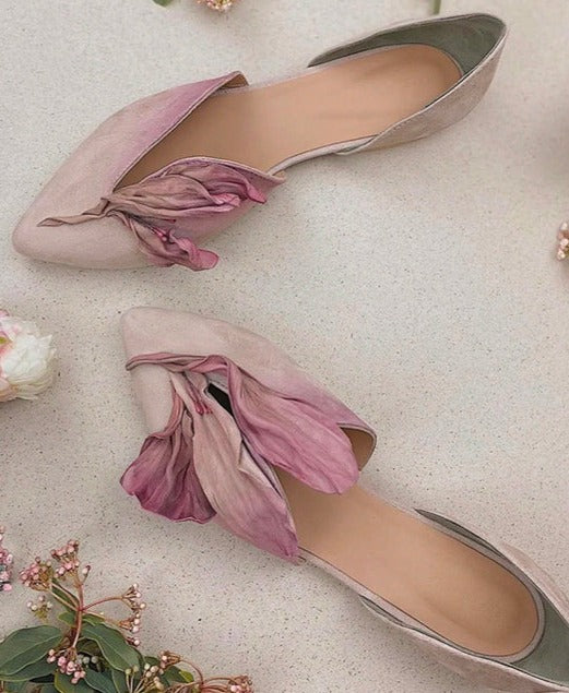 Vera - Flache Schuhe mit Blumen
